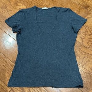 James Perse Dark Gray Short Sleeve Tee